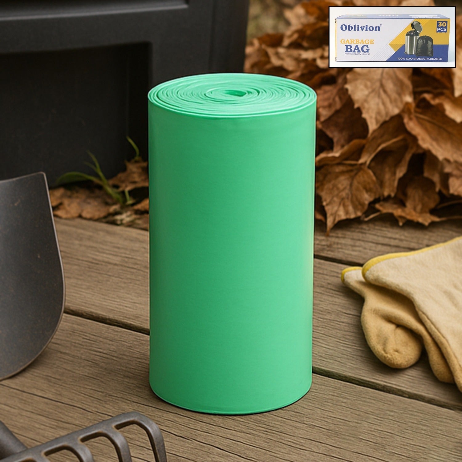 Bio-degradable Eco Friendly Garbage  Trash Bags Rolls (24x32 Cm  1 Pc  Mix Color) Bio-degradable Eco Friendly Garbage  Trash Bags Rolls (24x32 Cm  1 Pc  Mix Color)